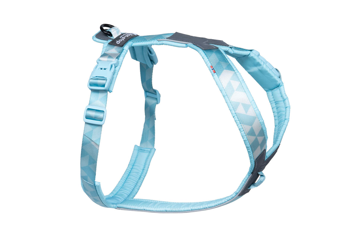 Trekking line harness CLIP'N ice blue