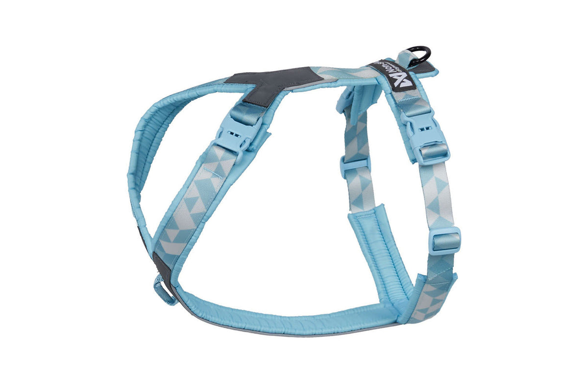 Trekking line harness CLIP'N ice blue