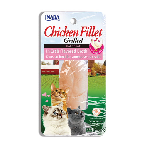 Inaba Chicken Fillet in Crab Flavored Broth – front of package (official image)