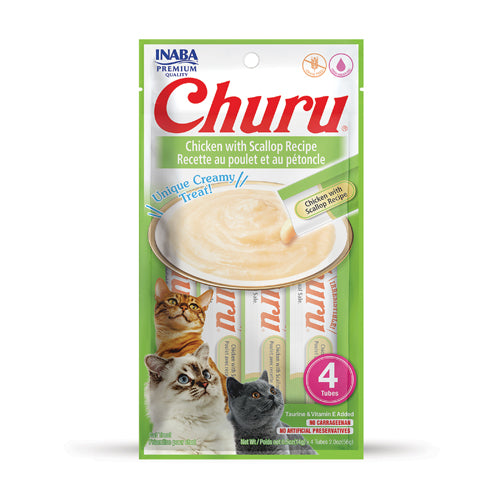 Inaba Churu Chicken with Scallop Recipe – front of package (official image)