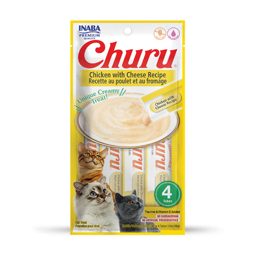 Inaba Churu Chicken with Cheese Recipe – front of package (official image)