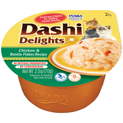 Inaba Dashi Delights Chicken & Bonito Flakes Recipe – front of package (official image)