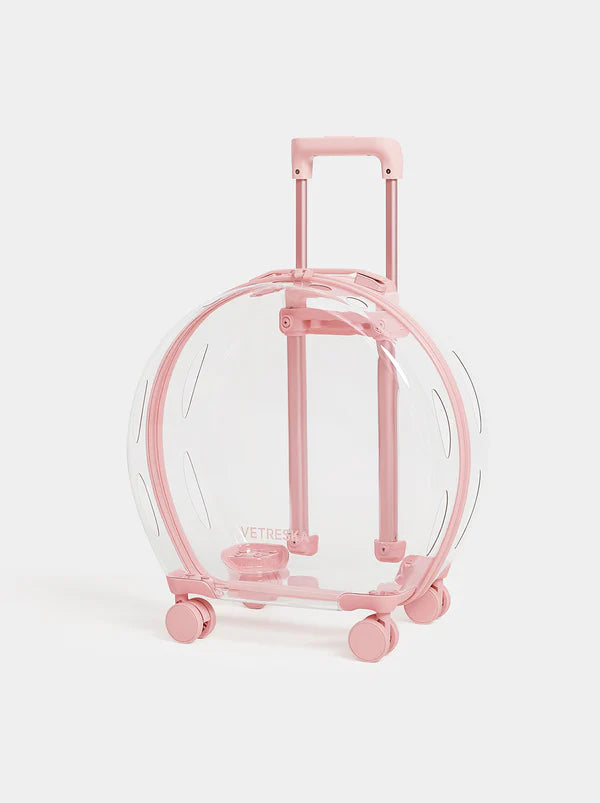 Vetreska Bubble Pet Carrier Pink & Transparent