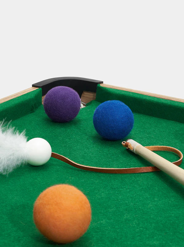 Vetreska Meownooker Cat Toy Set | Pool Table for cats