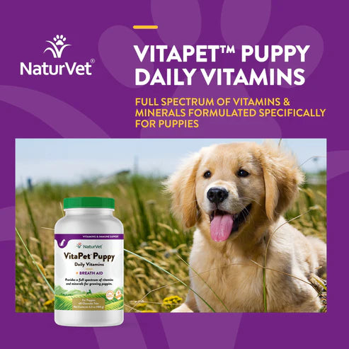 NATURVET VitaPet Daily Time Release 60CT | Puppy