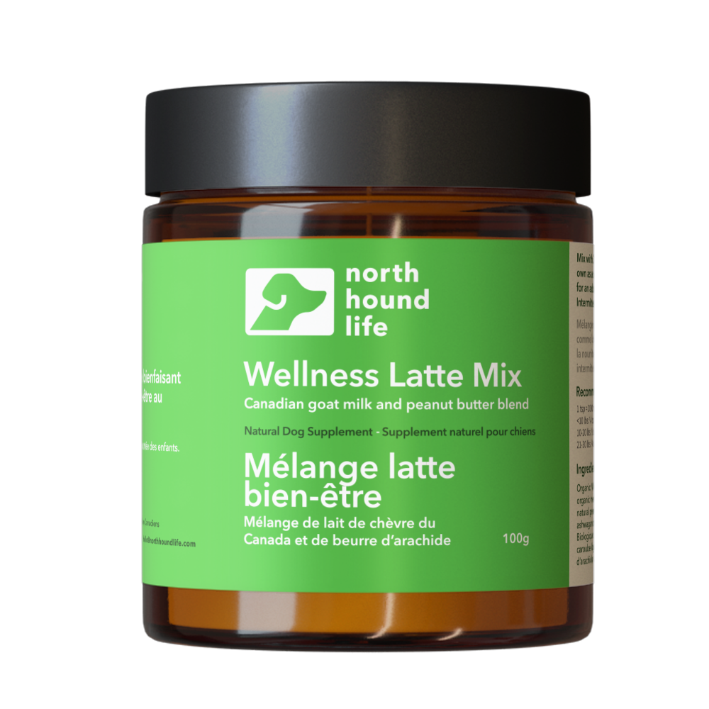 North Hound Life Wellness Latte Mix jar front
