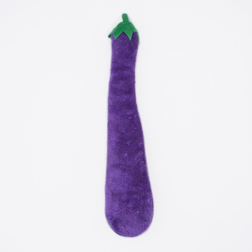 ZippyPaws Jigglerz Eggplant dog toy alternate view