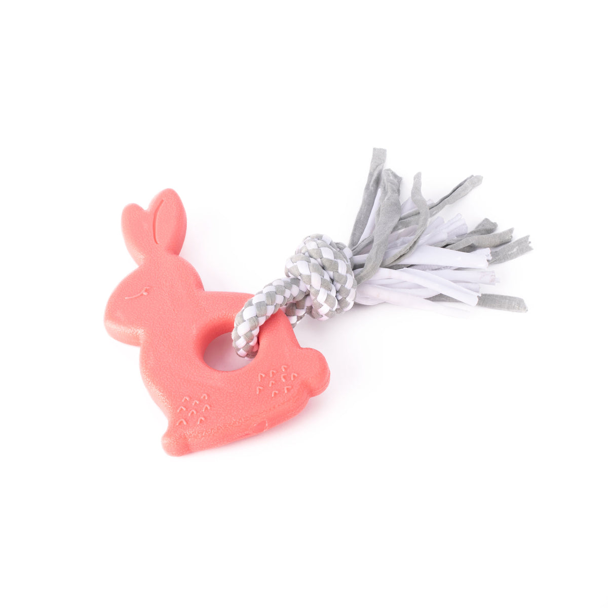 ZippyPaws ZippyTuff Teetherz Bonnie the Bunny dog toy alternate view