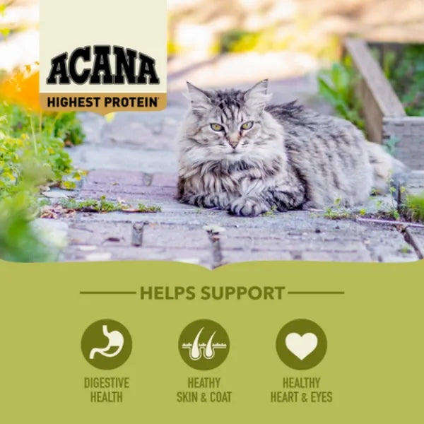 Acana Highest Protein Dry Cat Food - Grasslands Recipe