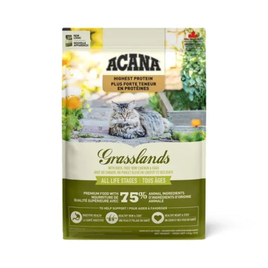 Acana Highest Protein Dry Cat Food - Grasslands Recipe