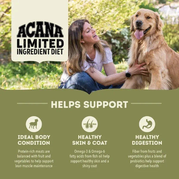 Acana Singles Limited Ingredient Diet Dry Dog Food - Pork with Squash Recipe