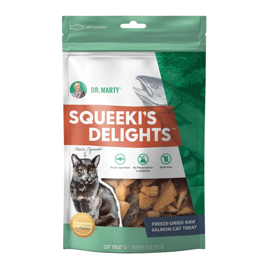 DR MARTY Squeeki's Delights Salmon Treat 113g