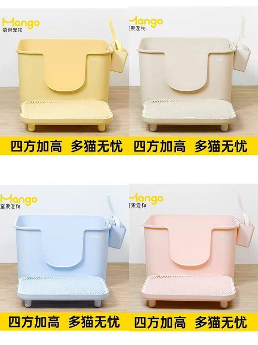 Mango SQUARE SET(CAT LITTLE BOX+BOARD+SCOOP WITH STORAGE BOX)蛮大方无盖