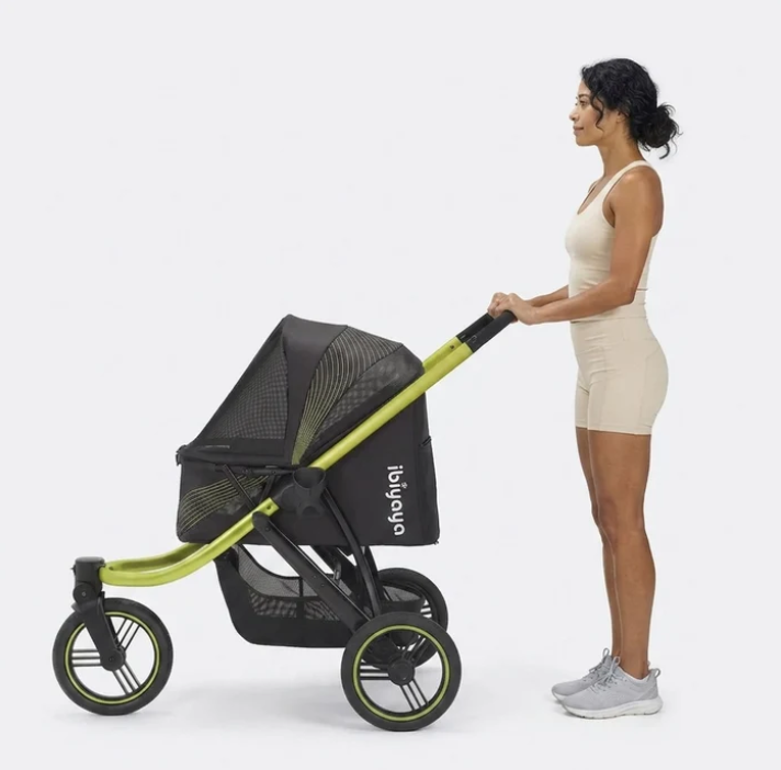 The Beast Pet Jogging Stroller, 3-Wheel All-Terrain Dog-Cat Pram