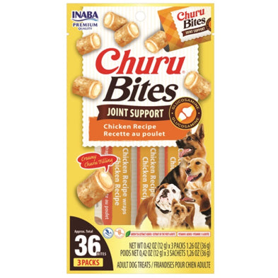 Inaba Churu Bites Joint Care Dog Chicken 3pk