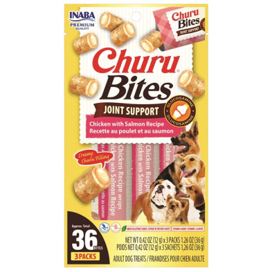 Inaba Churu Bites Joint Care DOG Chicken With Salmon 3pk