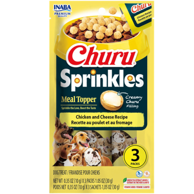 Inaba Churu Sprinkles DOG Chicken with Cheese 3pk