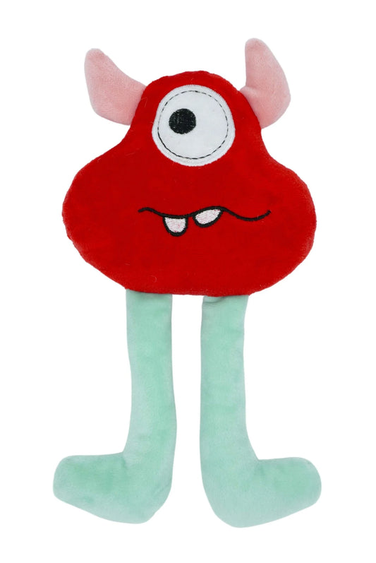 BUDZ Plush Dog Toy Monster &quotTED&quot RED 9&quot