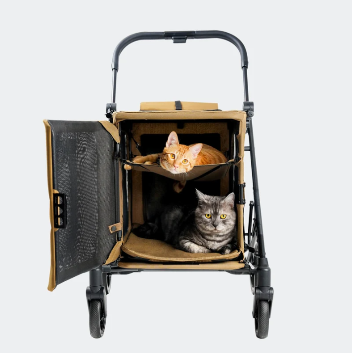 Free MRT ticket × 3-second quick-release hard-shell case – SuperM PRO Pet Stroller