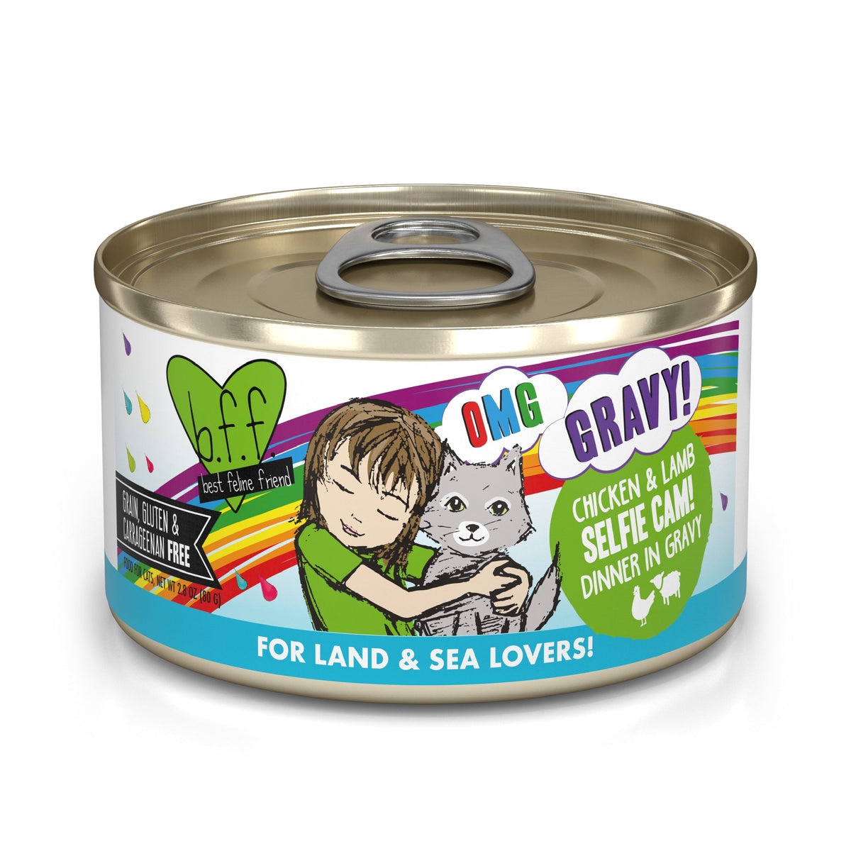 Weruva BFF OMG Chicken & Lamb Selfie Cam! - 2.8 oz can