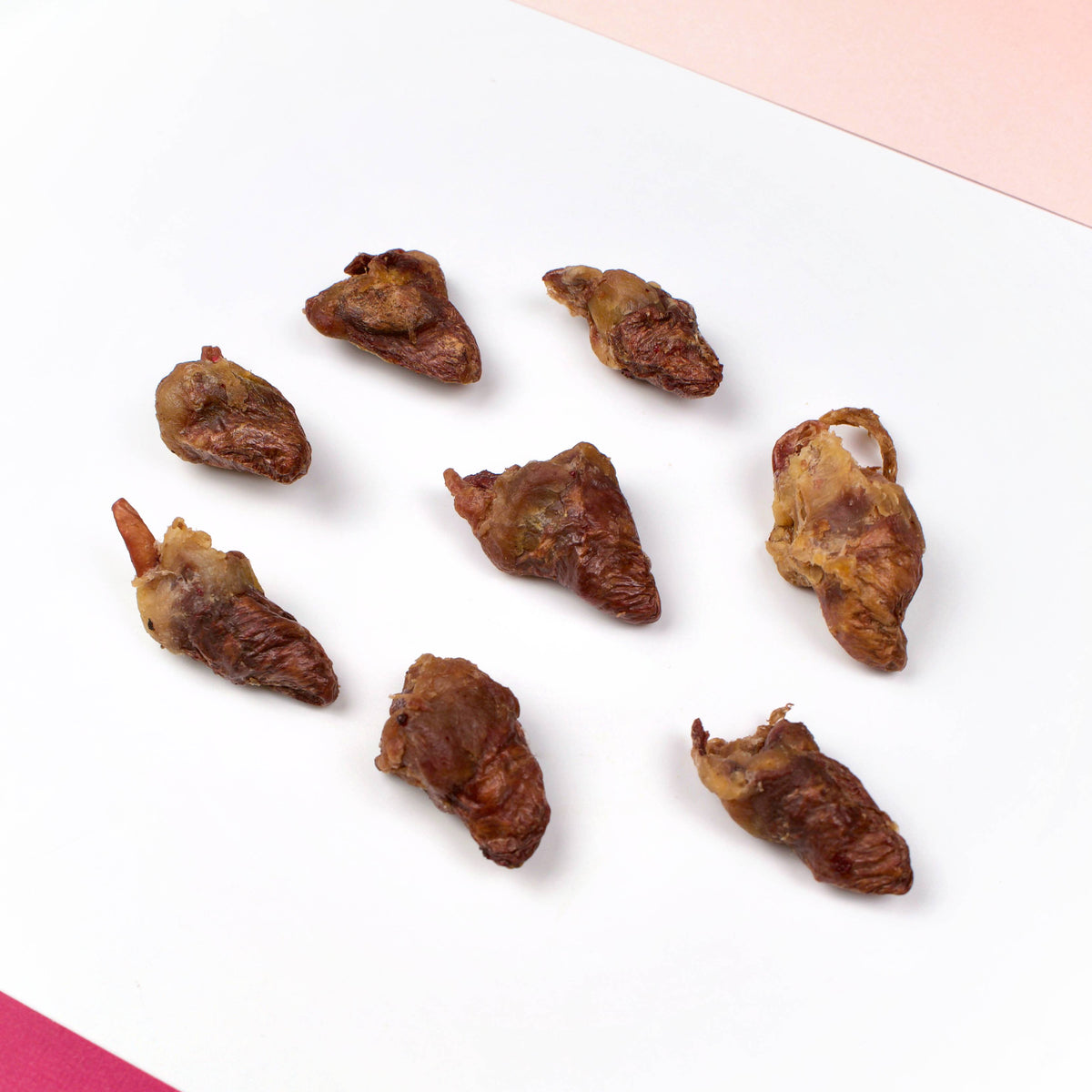 Wiggly Babies Asian Breed Chicken Heart Freeze-Dried Raw Treats