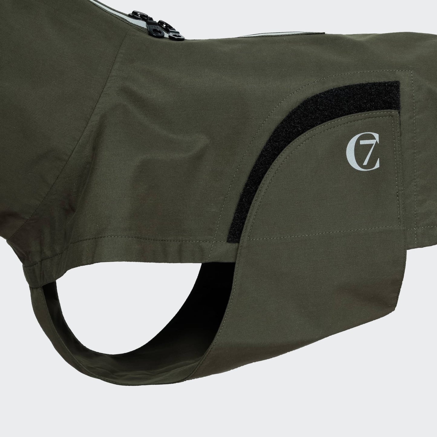 [Presale]French Bulldog Dog Raincoat Dublin Dark Olive