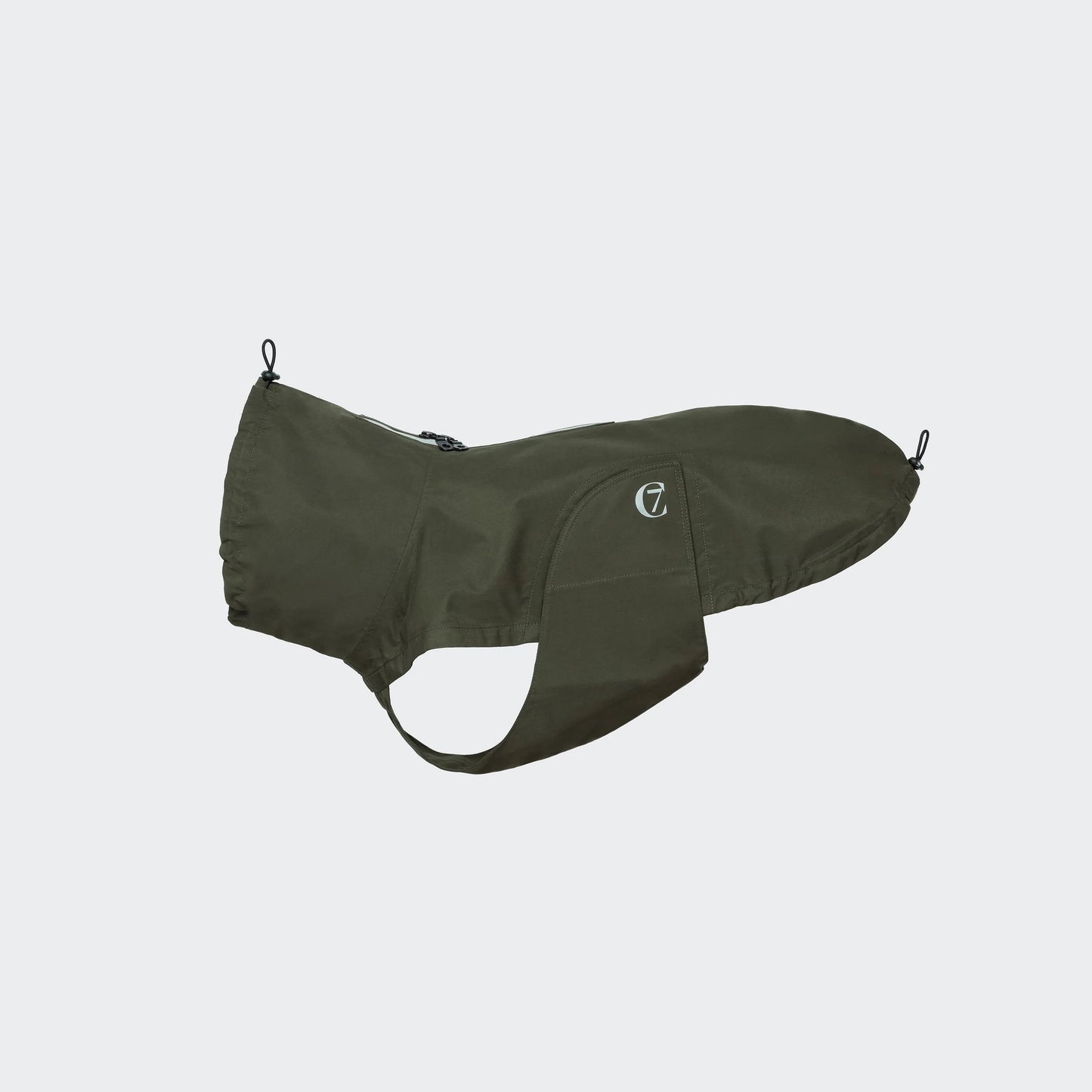 [Presale]French Bulldog Dog Raincoat Dublin Dark Olive