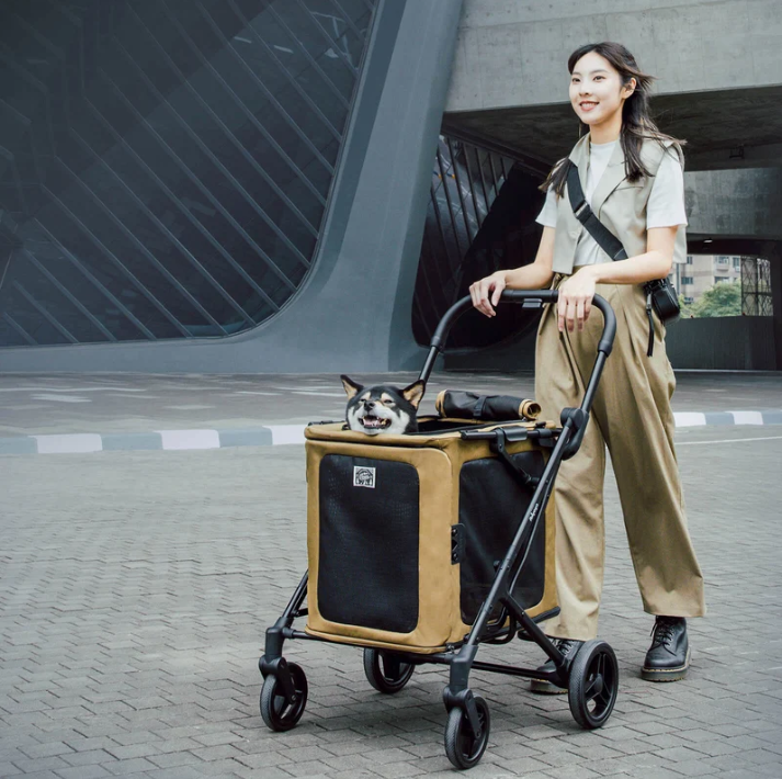 Free MRT ticket × 3-second quick-release hard-shell case – SuperM PRO Pet Stroller