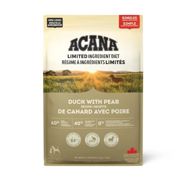 Acana Singles Limited Ingredient Diet Dry Dog Food - Duck with Pear Recipe