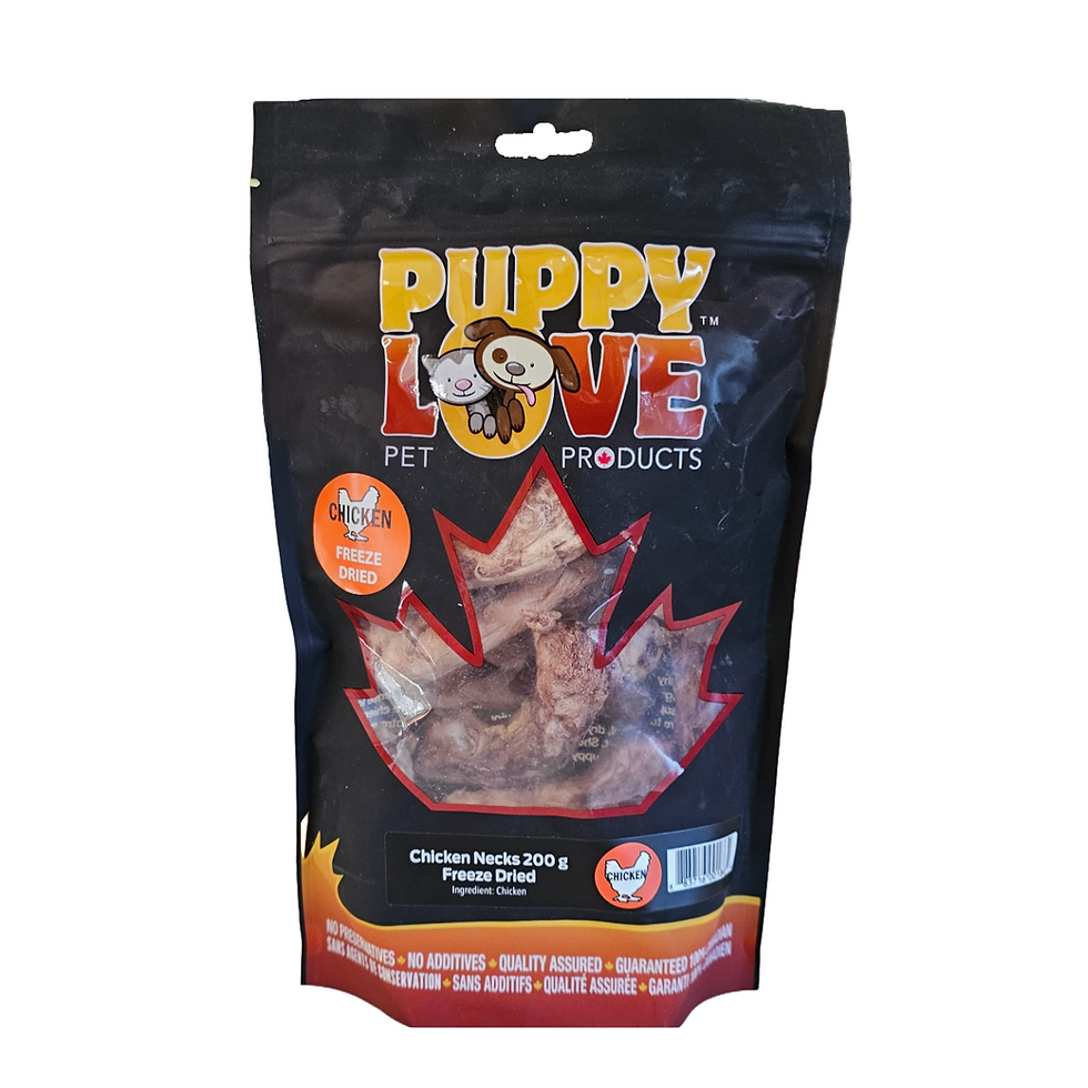 Puppy Love Freeze-Dried Chicken Necks