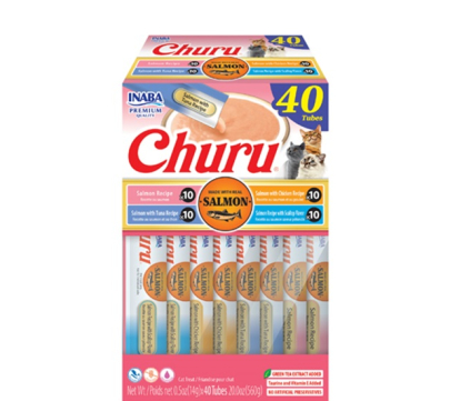 INA Churu Puree Salmon Variety BOX 40pk 20oz