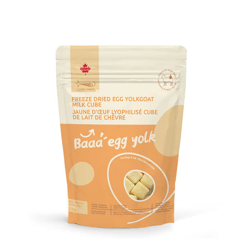 Loopy Paws Freeze Dried Egg Yolk Goat Milk Cube