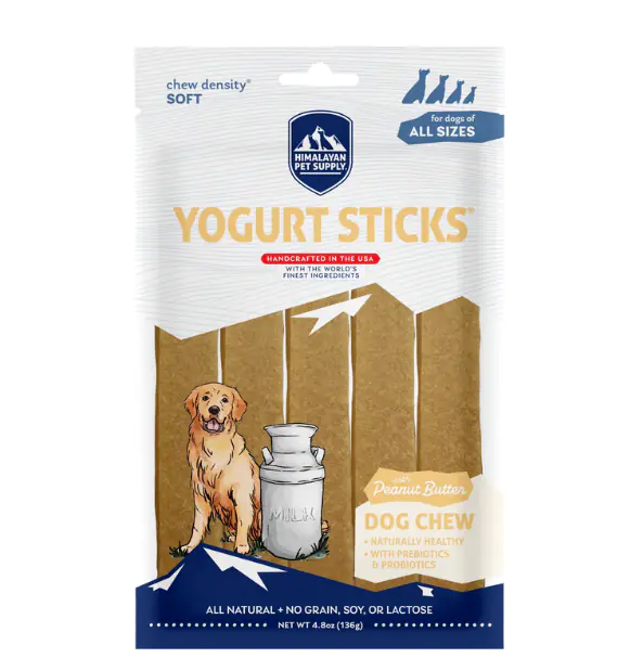 Himalayan yogurt sticks peanut butter 4.8oz
