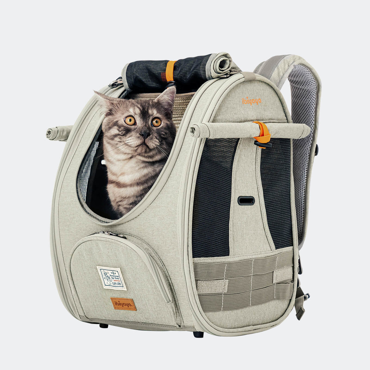 Ibiyaya Adventure Cat Carrier Backpack – front view