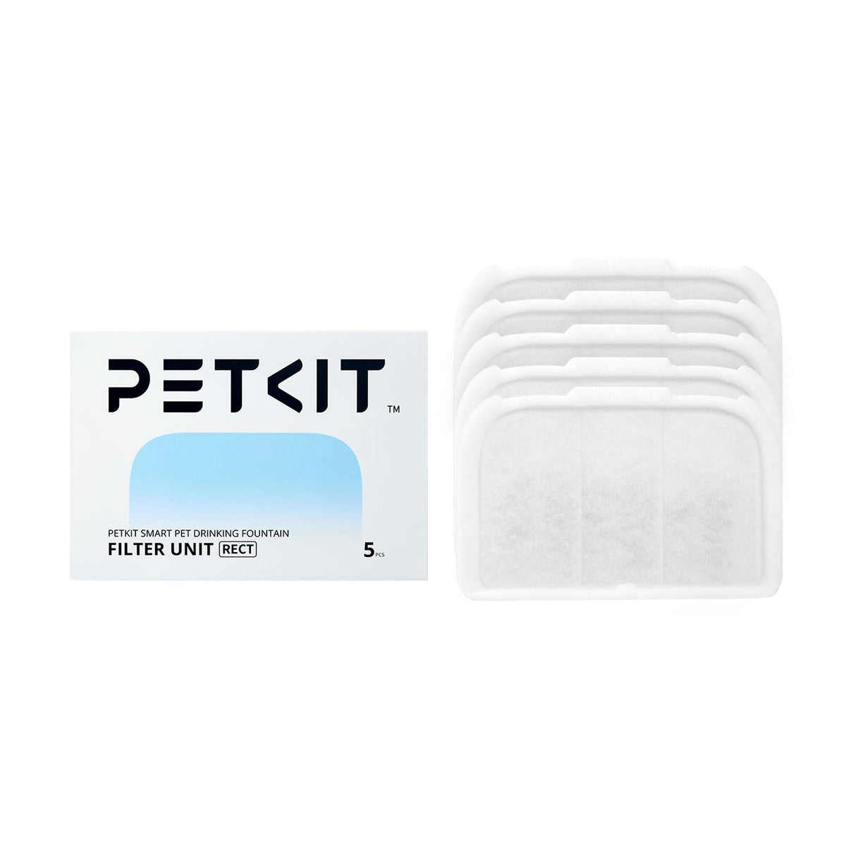 PETKIT Filter Unit RECT packaging and filters