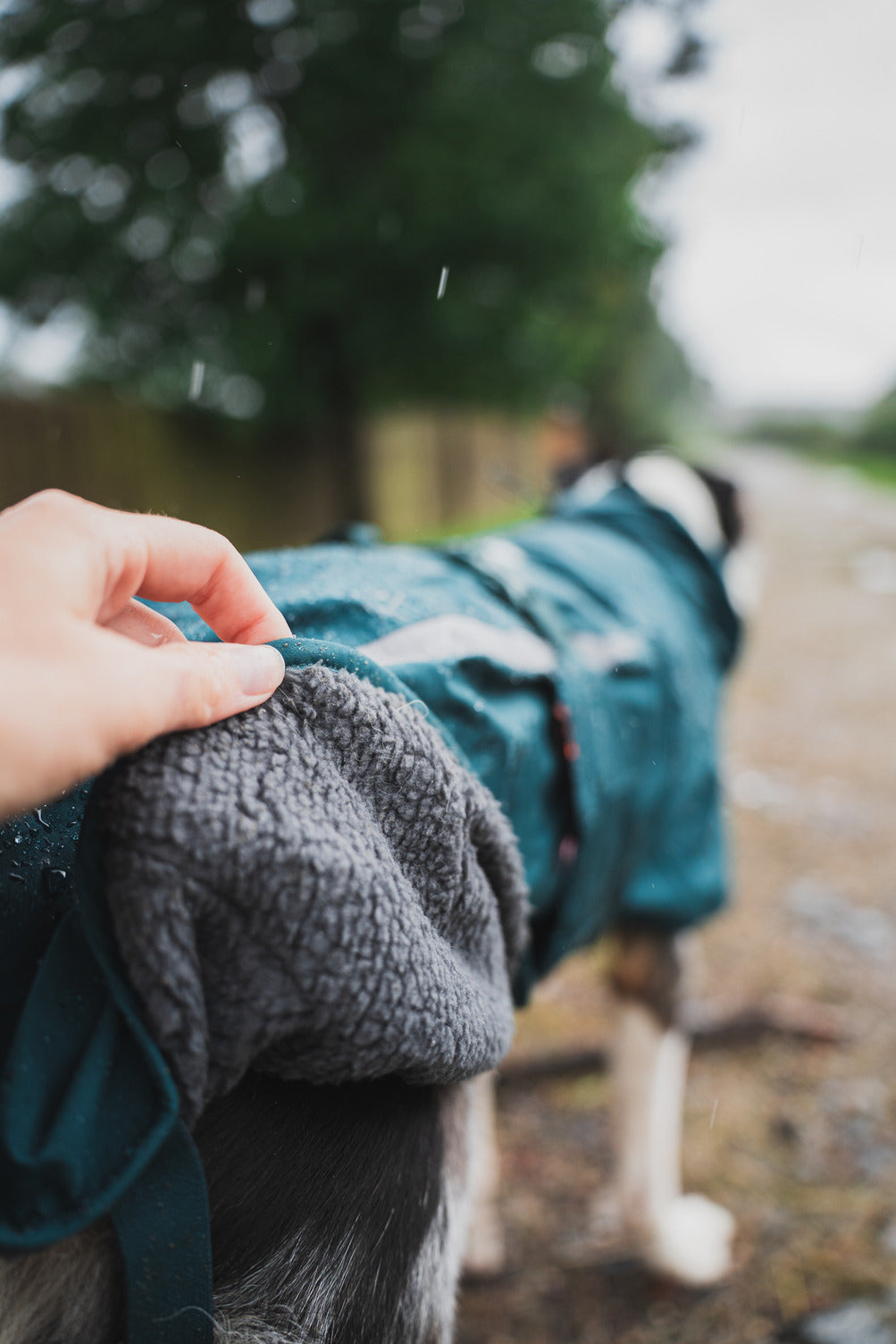 Non-stop dogwear Fjord Lined Raincoat – Dark Teal
