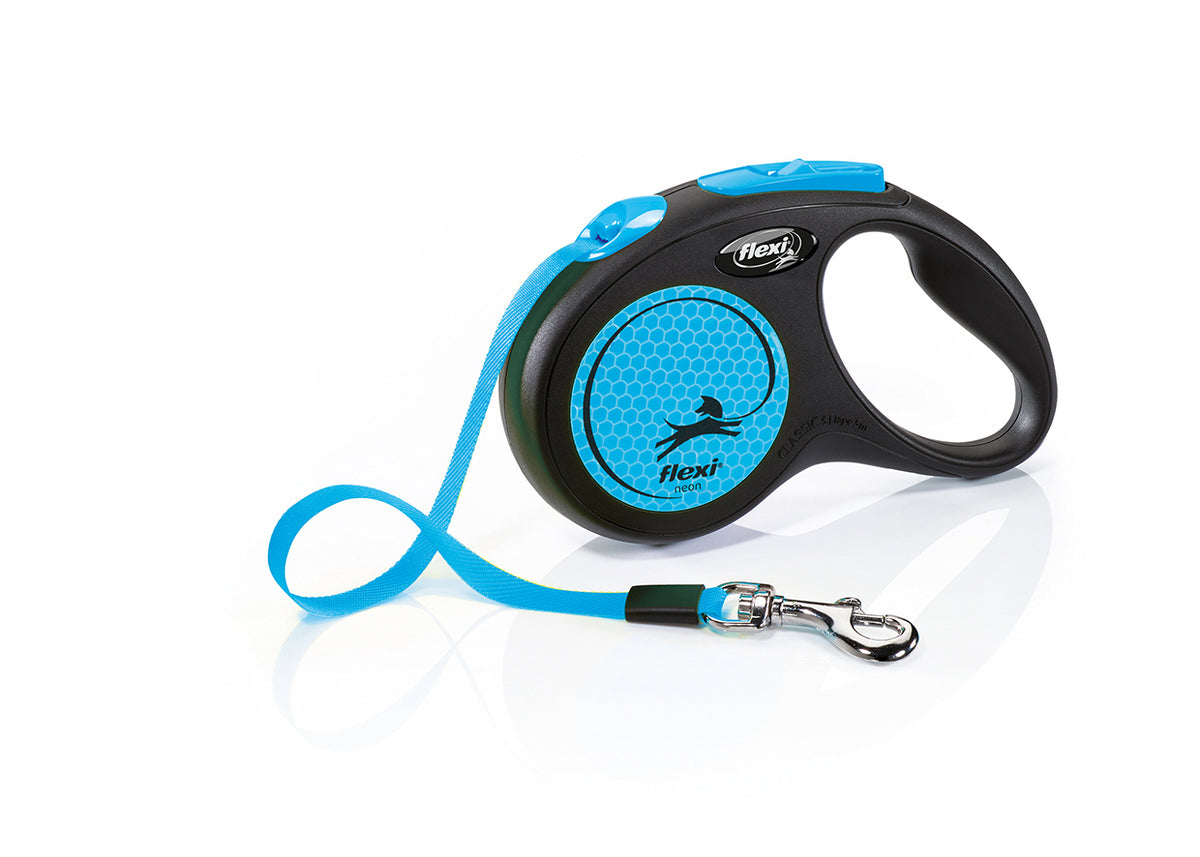 flexi Neon S Tape 5 m retractable leash (official image)