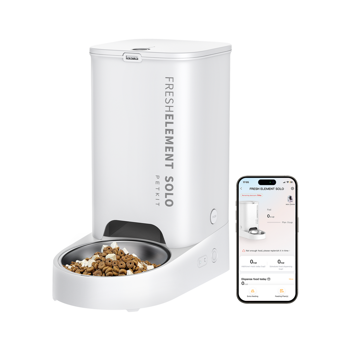 PETKIT Fresh Element Solo automatic feeder with app