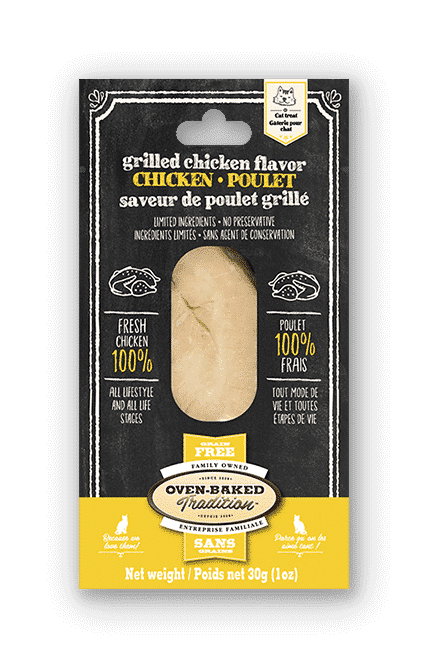 Oven-Baked Tradition Chicken & Grilled Chicken fillet cat treat package
