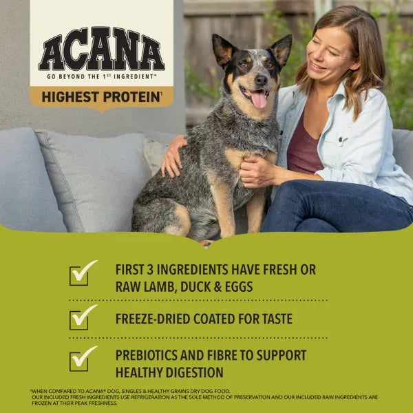 Acana Highest Protein Dry Dog Food - Grasslands Recipe