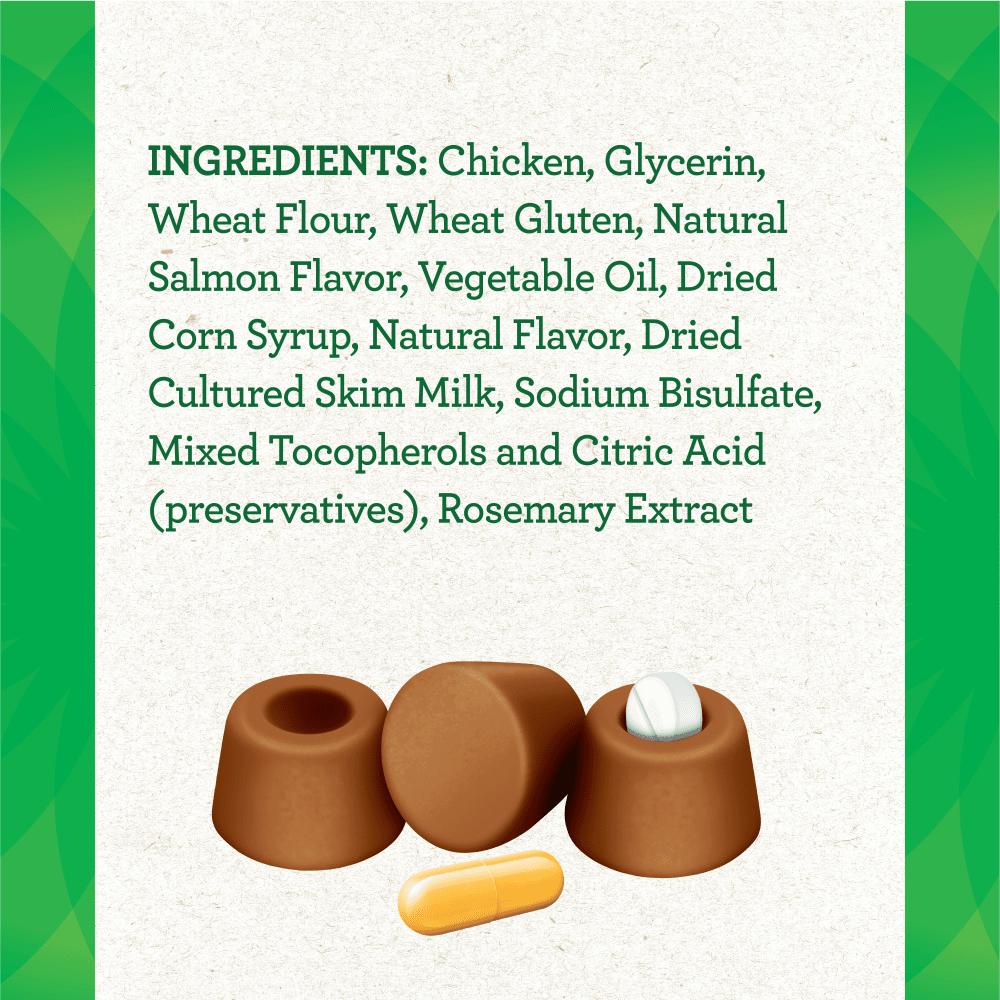 Feline Greenies Pill Pockets Salmon ingredients