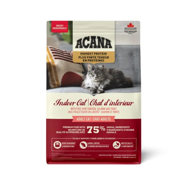 Acana Highest Protein Dry Cat Food - Indoor Cat Recipe