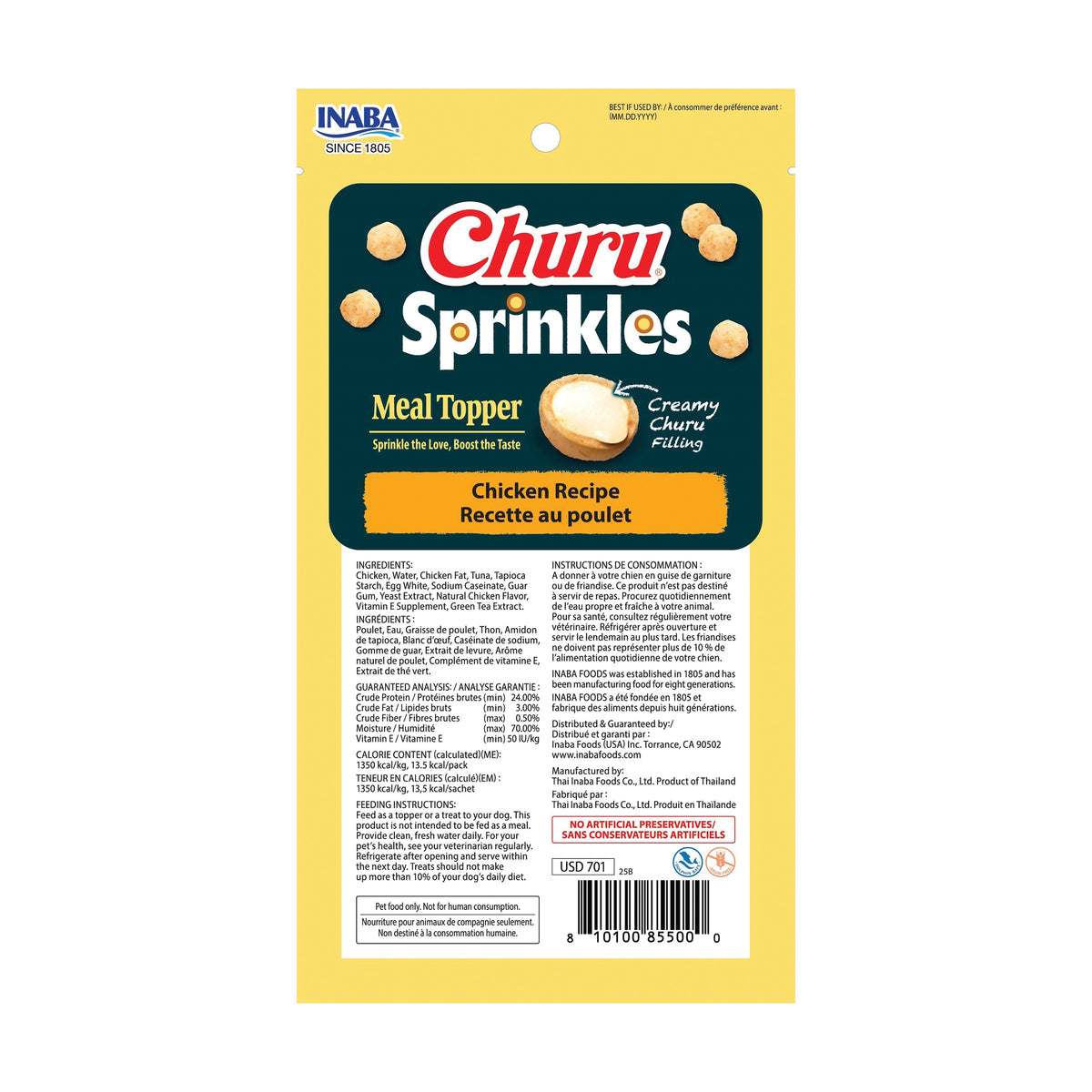 Inaba Churu Sprinkles Chicken Recipe – official product image