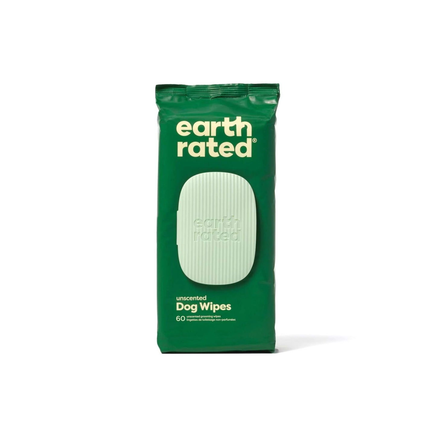 EARTH RATED Compostable Pet Wipes Unscented 8x8&quot 100PK