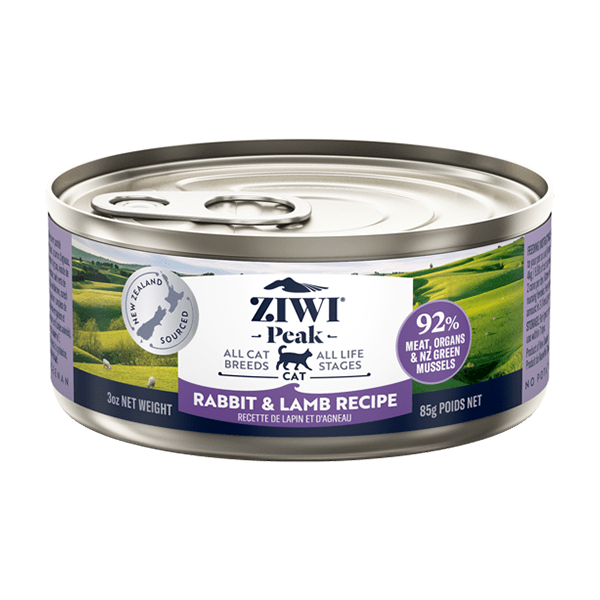 ZIWI Peak Cat Rabbit & Lamb 3 oz Cans