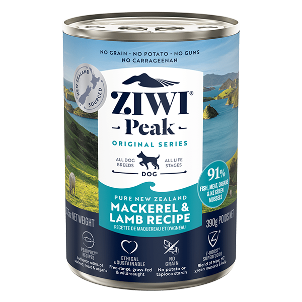 ZIWI Peak Dog Mackerel & Lamb13.75oz