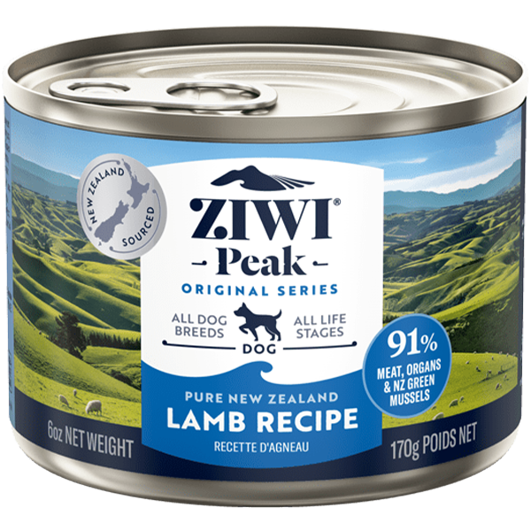 ZIWI Peak Dog Lamb 6 oz Cans