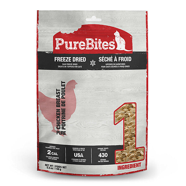 PureBites Chicken Breast Freeze-Dried Cat Treats – 5.5 oz (156 g)