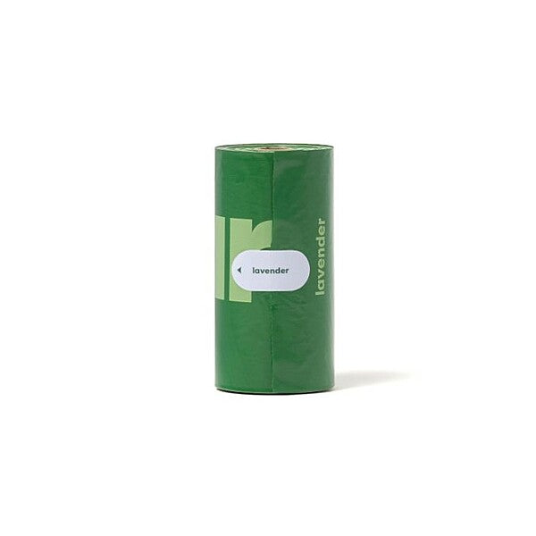 EARTH RATED Scented Refill Bags Lavender | 8 Rolls 120 Bags