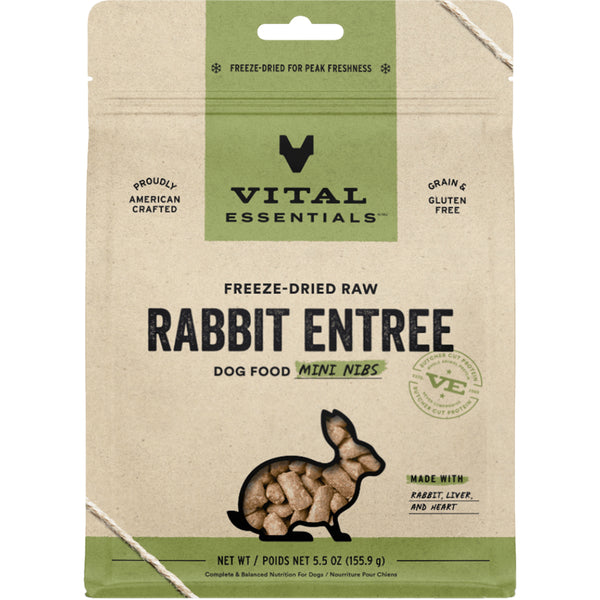 Vital Essentials Raw Rabbit Entree Mini Nibs
